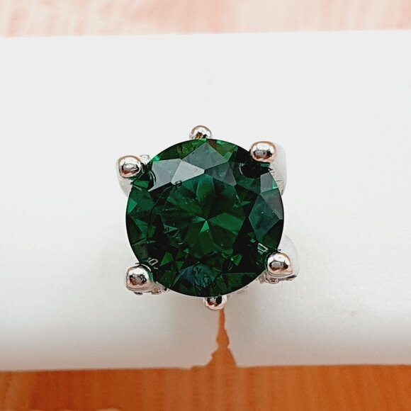 Birthstone S925 Sterling Silver CZ Stud Earrings for Women/Girl, US1925… - Picture 7 of 15